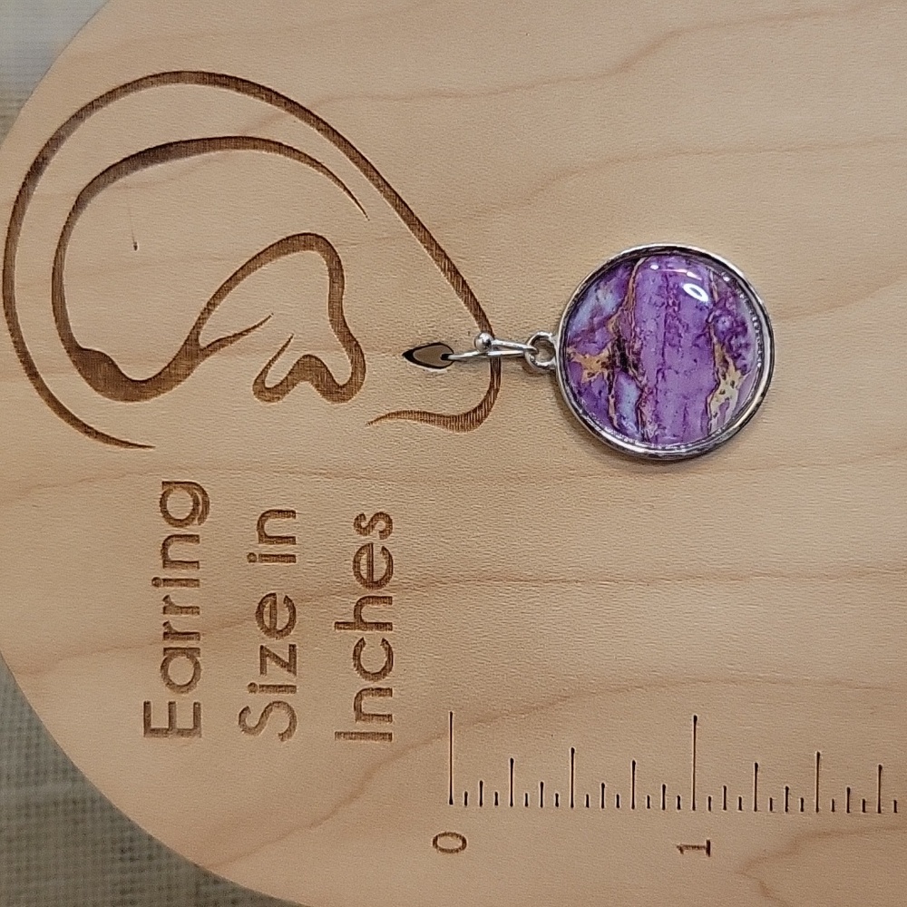 MYSTIC SAND Disc Drop Earrings - Picture 3 of 6